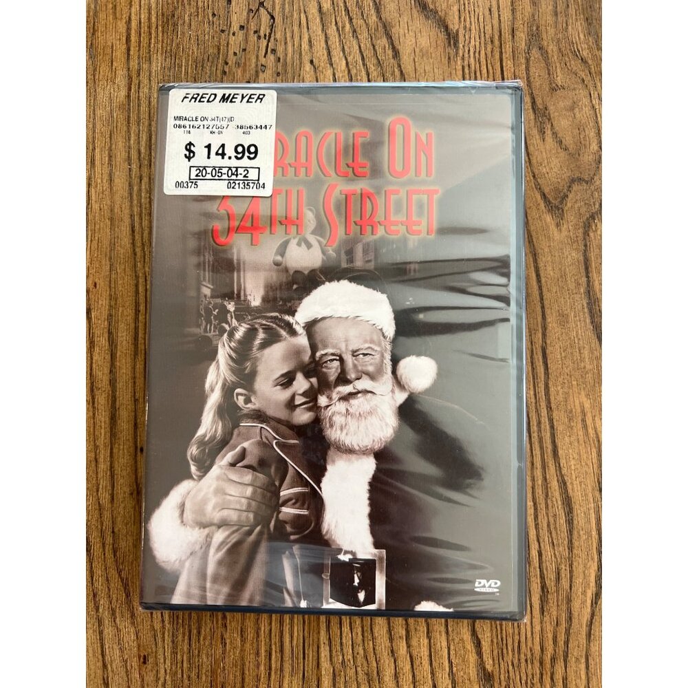Miracle On 34th Street DVD Classic Christmas Holiday Movie NEW Sealed